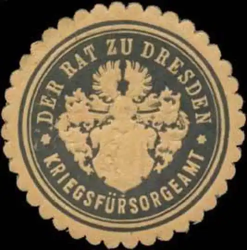 Der Rat zu Dresden KriegsfÃ¼rsorgeamt