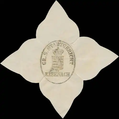 Gr.S. Stadtgericht zu Eisenach