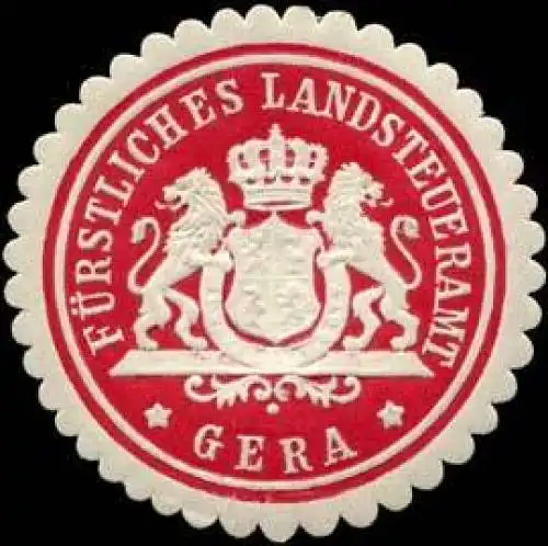 Fürstliches Landsteueramt Gera
