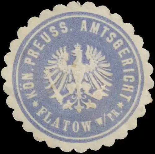 K.Pr. Amtsgericht Flatow/WestpreuÃen