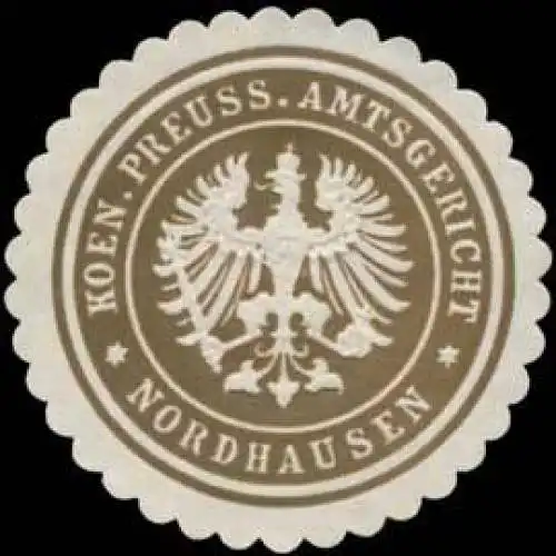 K.Pr. Amtsgericht Nordhausen