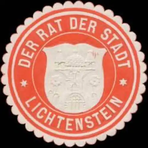 Der Rat der Stadt Lichtenstein