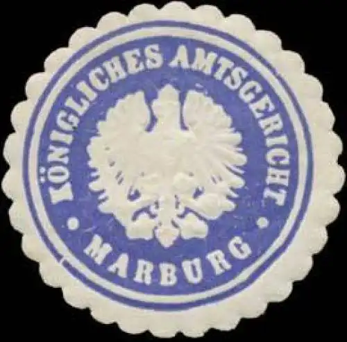 KÃ¶nigliches Amtsgericht Marburg