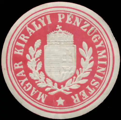 K. Ungarischer Finanzminister