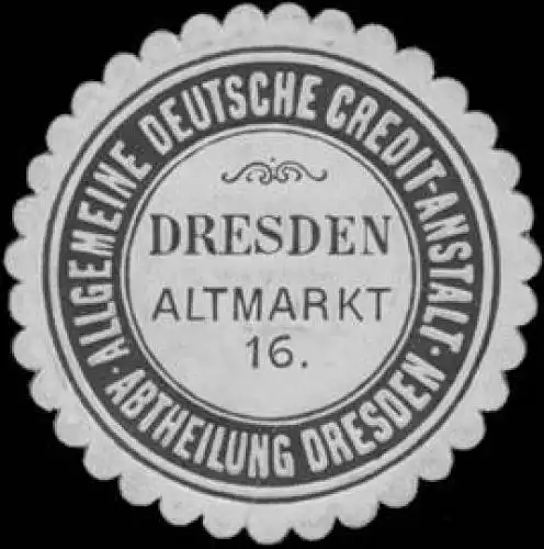 Allgemeine Deutsche Creditanstalt