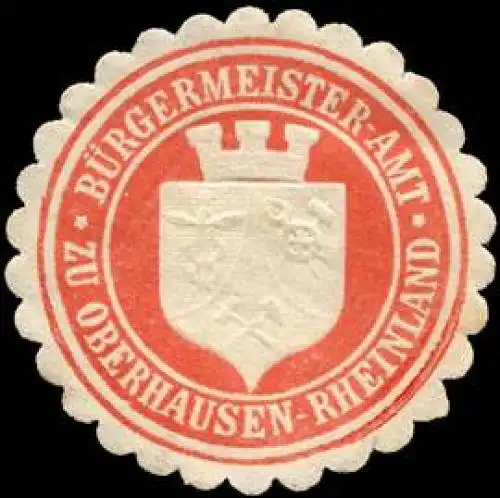 BÃ¼rgermeister - Amt zu Oberhausen - Rheinland