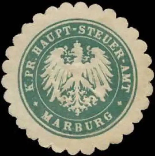 K.Pr. Haupt-Steuer-Amt Marburg