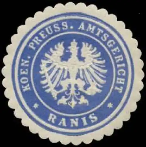 K.Pr. Amtsgericht Ranis