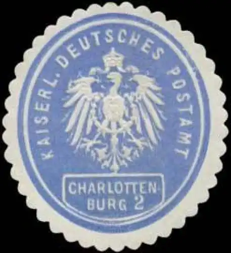 K. Deutsches Postamt Charlottenburg 2