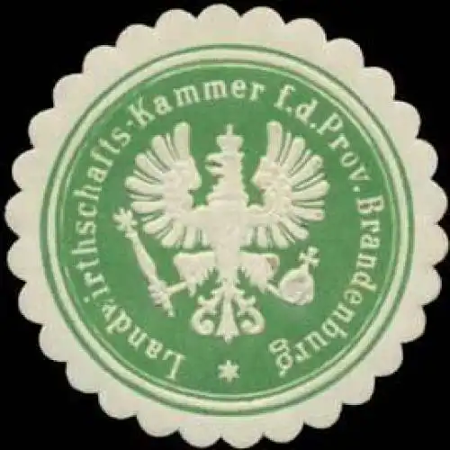 Landwirthschafts-Kammer fÃ¼r die Provinz Brandenburg
