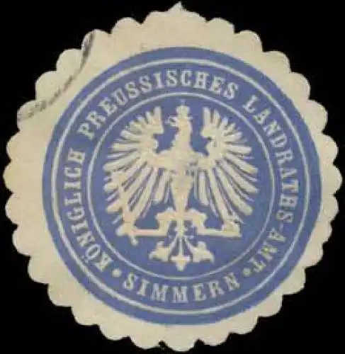 K.Pr. Landraths-Amt Simmern