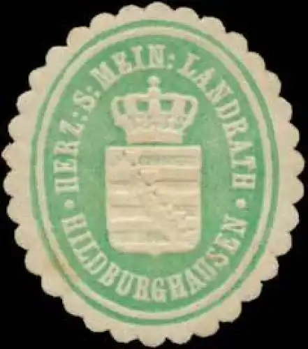 H.S. Mein. Landrath Hildburghausen