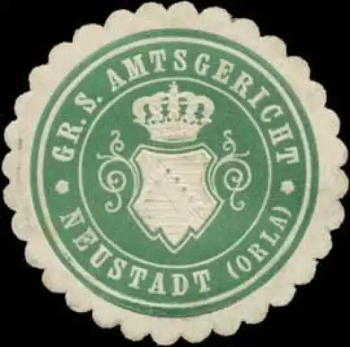 Gr. S. Amtsgericht Neustadt/Orla