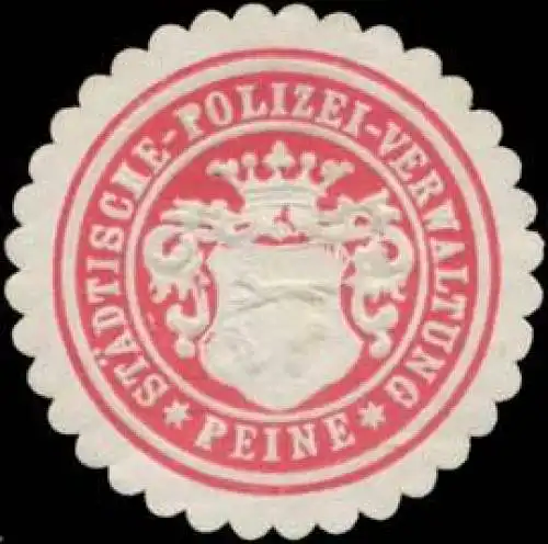 Städtische Polizei-Verwaltung Peine