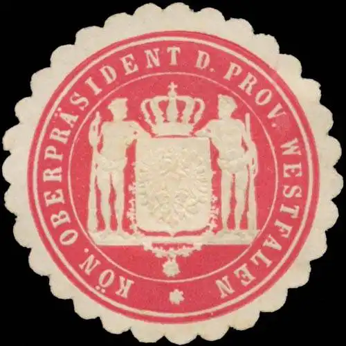 K. OberprÃ¤sident der Provinz Westfalen