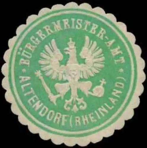 BÃ¼rgermeister-Amt Altendorf/Rheinland