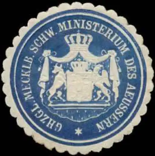 Gr. Meckl. Schw. Ministerium des Aeussern