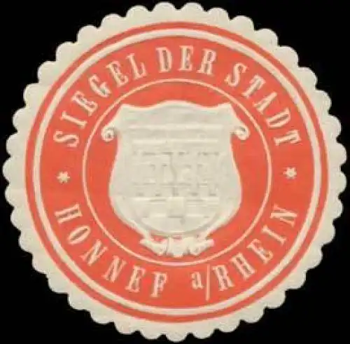 Siegel der Stadt Honnef/Rhein