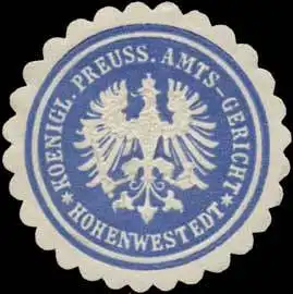 K.Pr. Amts-Gericht Hohenwestedt