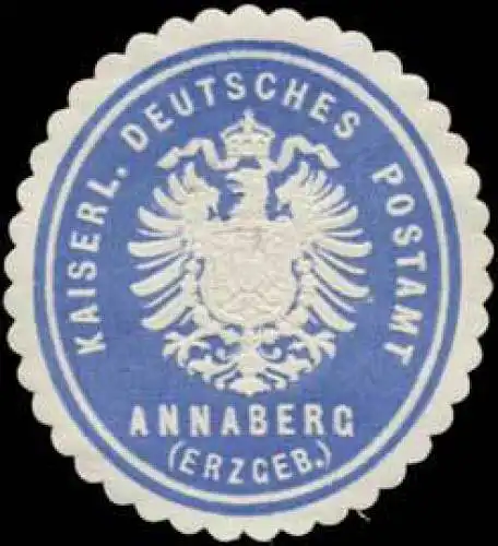 K. Deutsches Postamt Annaberg/Erzgebirge