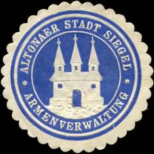 Altonaer Stadt Siegel - Armenverwaltung