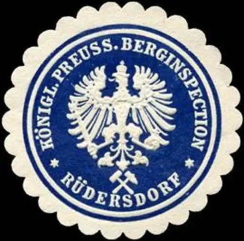 K. Pr. Berginspection - Rüdersdorf