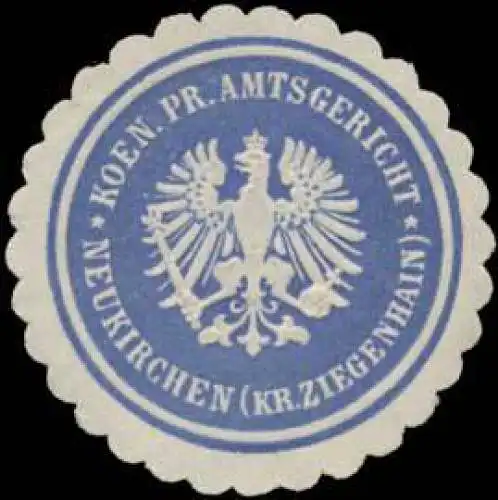 K.Pr. Amtsgericht Neukirchen-Kreis Ziegenhain