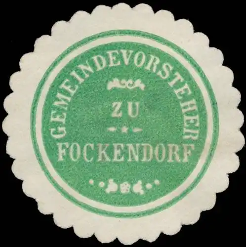 Gemeindevorsteher zu Fockendorf/ThÃ¼ringen