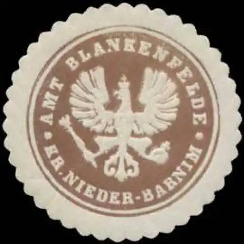 Amt Blankenfelde Kreis Nieder-Barnim