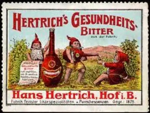 Hertrichs Gesundheitsbitter Zwerge