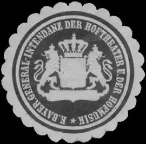 K.Bayer. General-Intendanz der Hoftheater und der Hofmusik