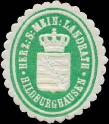 H.S. Mein. Landrath Hildburghausen