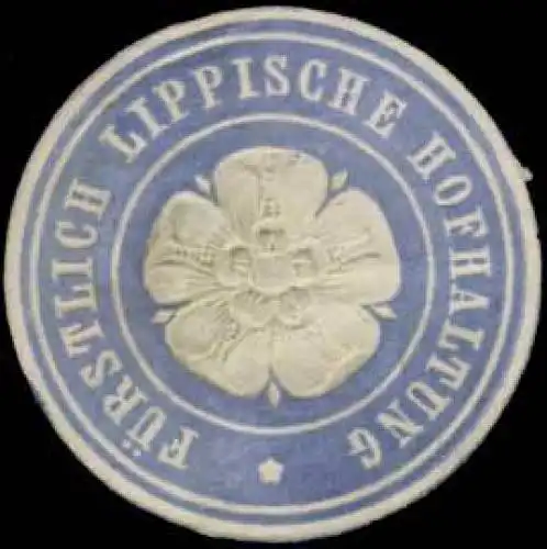 FÃ¼rstlich Lippische Hofhaltung