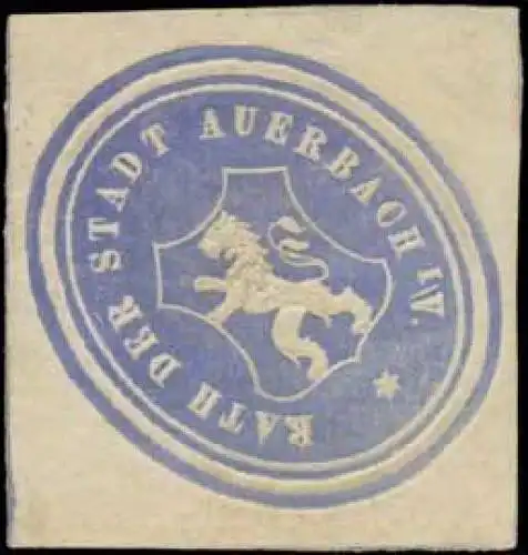 Rath der Stadt Auerbach/Vogtland