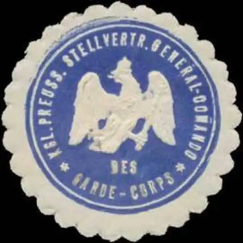 K.Pr. Stellvertr. General-Commando des Garde-Corps