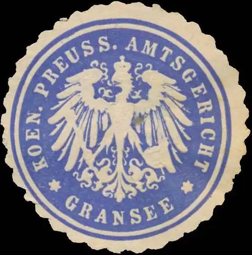 K.Pr. Amtsgericht Gransee