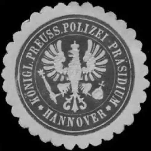 K.Pr. Polizei PrÃ¤sidium Hannover