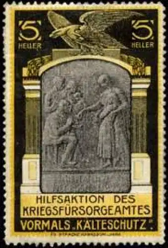 Hilfsaktion des KriegsfÃ¼rsorgeamtes vormals KÃ¤lteschutz