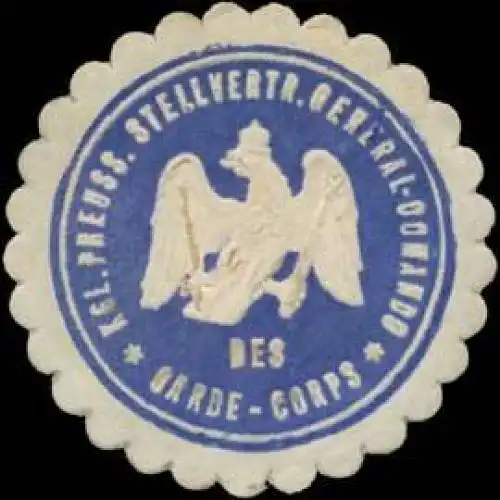 K.Pr. Stellvertr. General-Commando des Garde-Corps