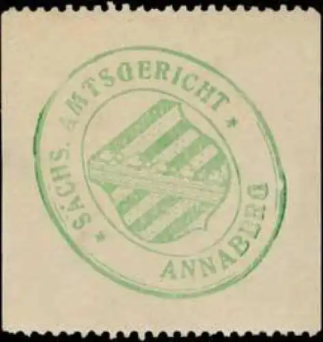S. Amtsgericht Annaberg