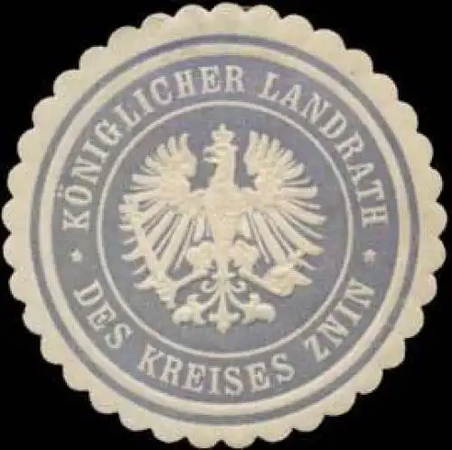 K. Landrath des Kreises Znin/Pommern