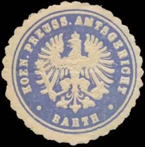 K.Pr. Amtsgericht Barth