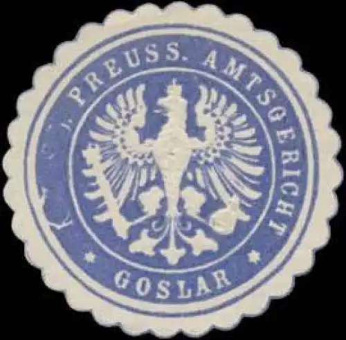 Pr. Amtsgericht Goslar