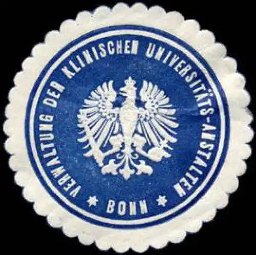 Verwaltung der Klinischen UniversitÃ¤ts - Anstalten - Bonn