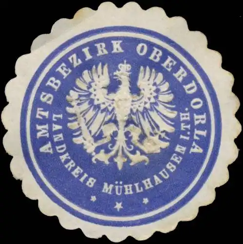 Amtsbezirk Oberdorla Landkreis MÃ¼hlhausen/ThÃ¼ringen