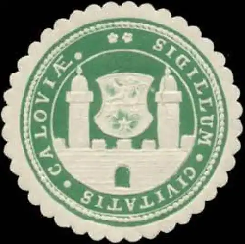 Sigillum Civitatis Caloviae (Calau)