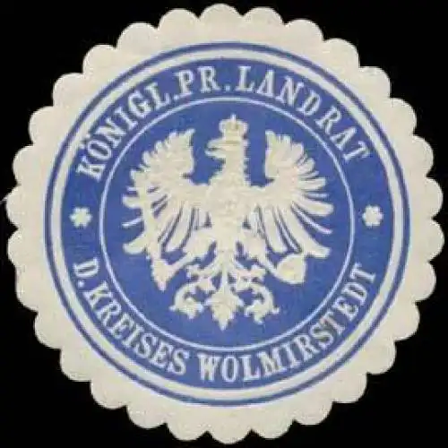 K.Pr. Landrat des Kreises Wolmirstedt