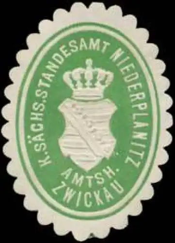 K.S. Standesamt Niederplanitz