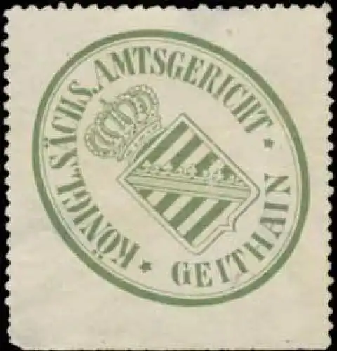 K.S. Amtsgericht Geithain (Borna)