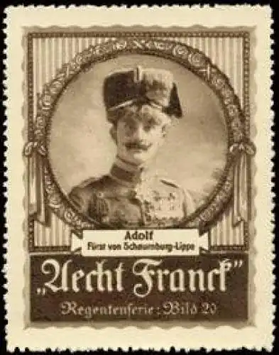 Adolf - FÃ¼rst von Schaumburg - Lippe